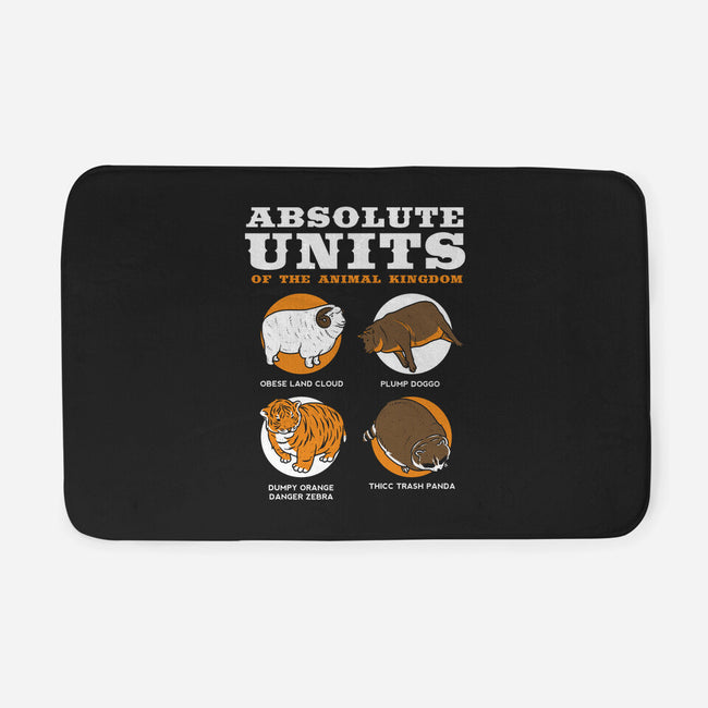 Absolute Units of the Animal Kingdom-none memory foam bath mat-dumbshirts