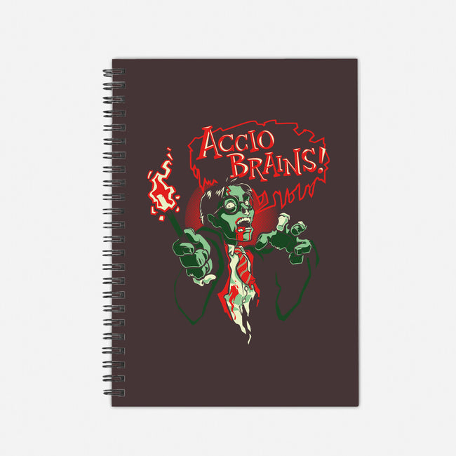 Accio Brains-none dot grid notebook-Obvian