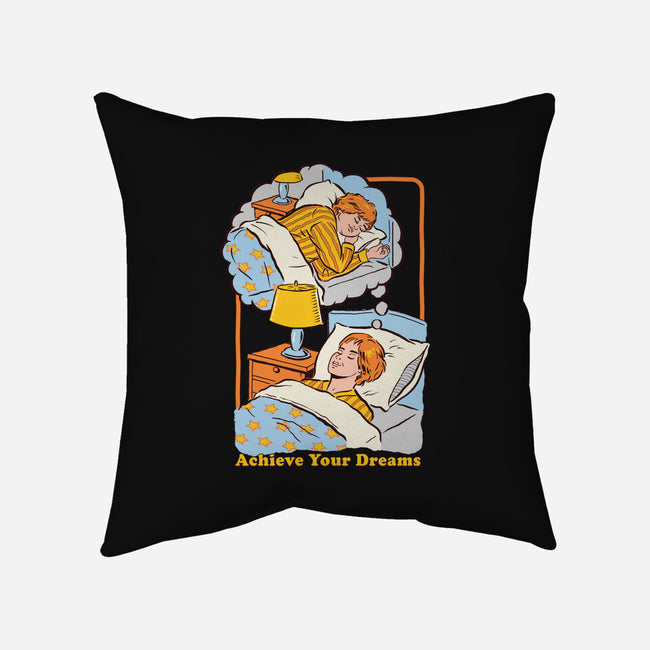 Achieve Your Dreams-none removable cover throw pillow-Steven Rhodes