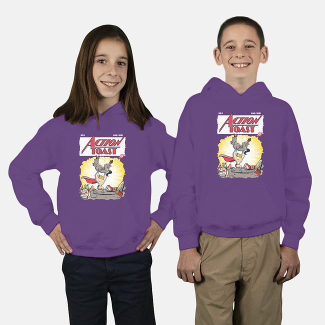 Action Toast-youth pullover sweatshirt-hoborobo