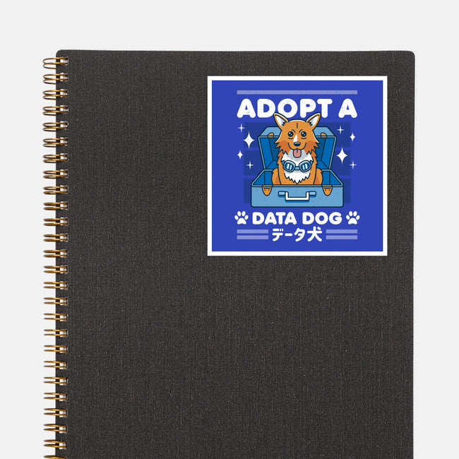 Adopt a Data Dog-none glossy sticker-adho1982