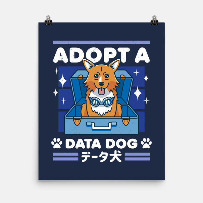 Adopt a Data Dog-none matte poster-adho1982