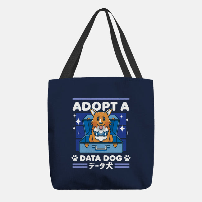 Adopt a Data Dog-none basic tote-adho1982