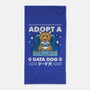 Adopt a Data Dog-none beach towel-adho1982