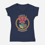 Adopt a Demodog-womens v-neck tee-Graja