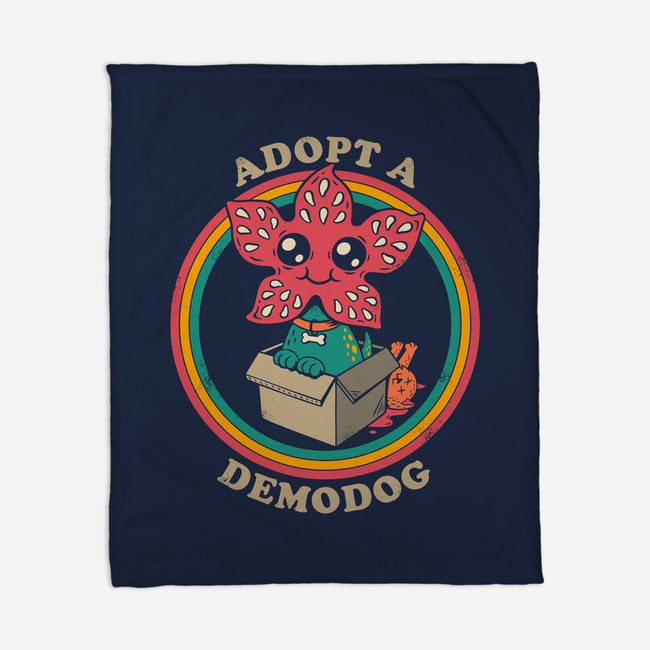 Adopt a Demodog-none fleece blanket-Graja