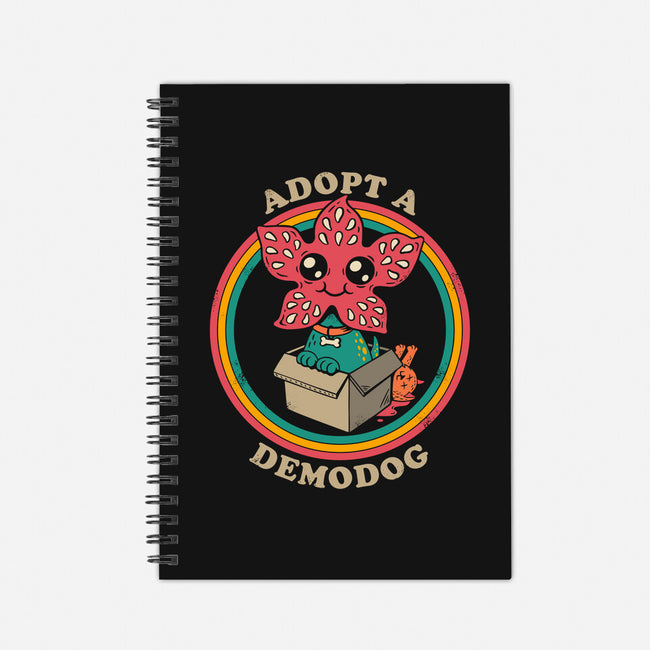 Adopt a Demodog-none dot grid notebook-Graja