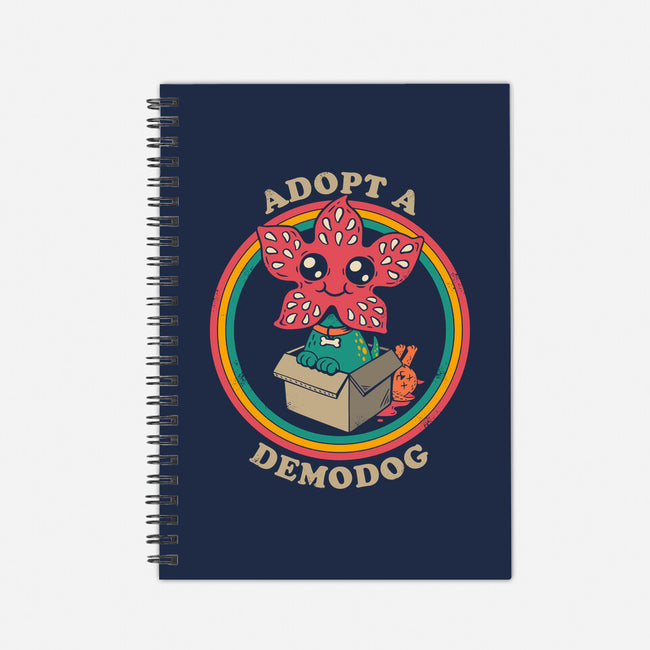 Adopt a Demodog-none dot grid notebook-Graja