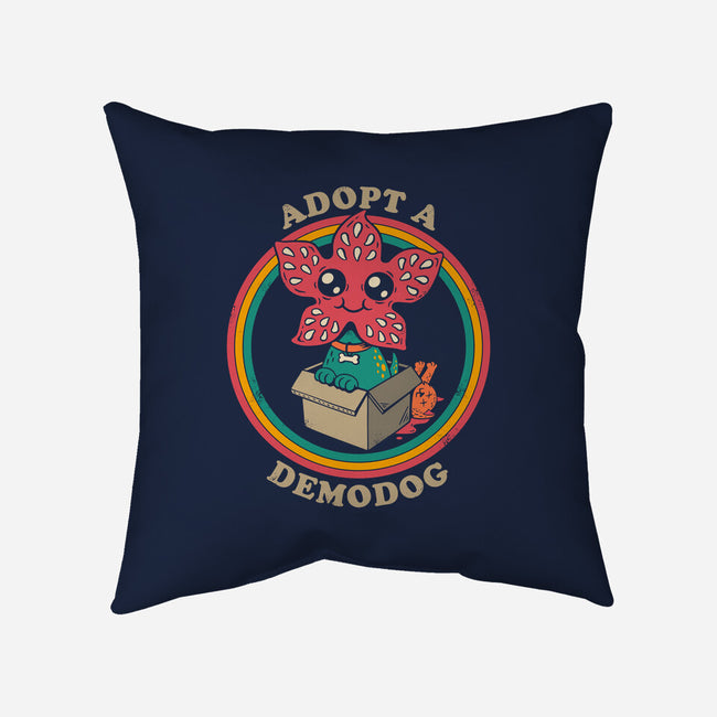 Adopt a Demodog-none removable cover w insert throw pillow-Graja