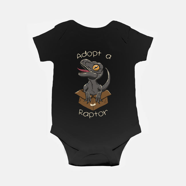 Adopt a Dino-baby basic onesie-vp021