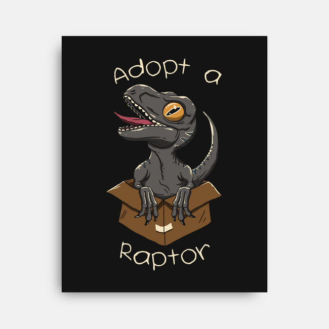 Adopt a Dino-none stretched canvas-vp021