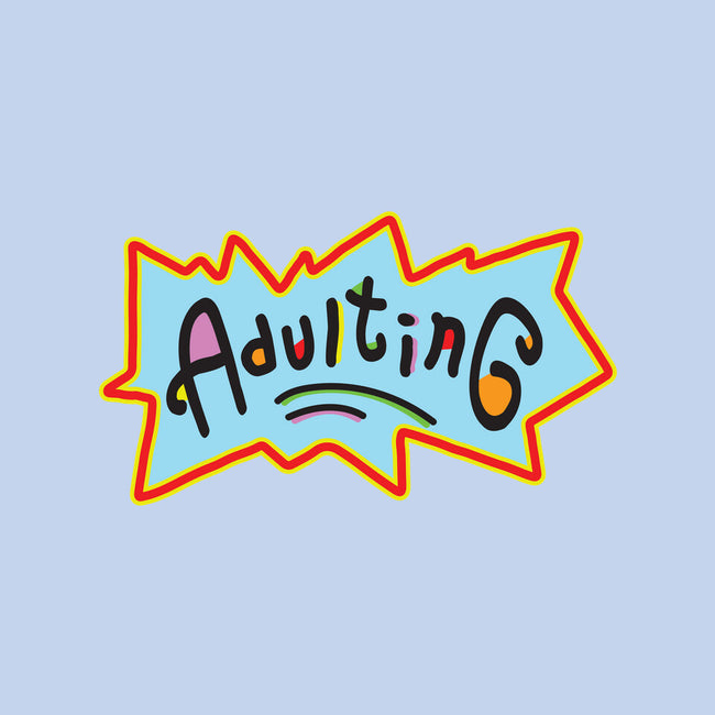 Adulting-none matte poster-FreshFleur