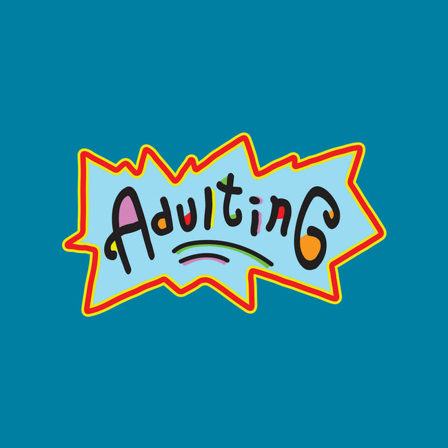 Adulting-none matte poster-FreshFleur