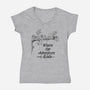 Adventure's End-womens v-neck tee-Ste7en Lefcourt