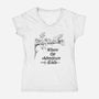 Adventure's End-womens v-neck tee-Ste7en Lefcourt