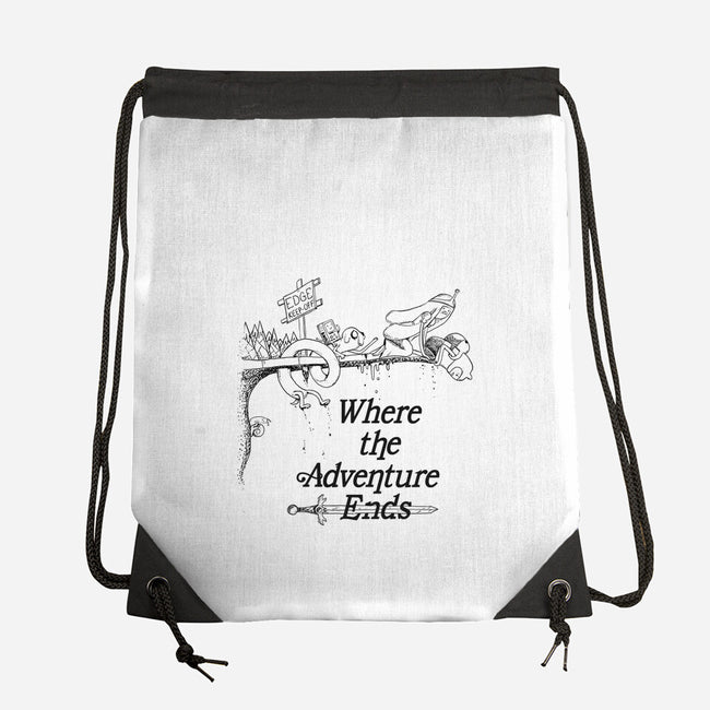Adventure's End-none drawstring bag-Ste7en Lefcourt
