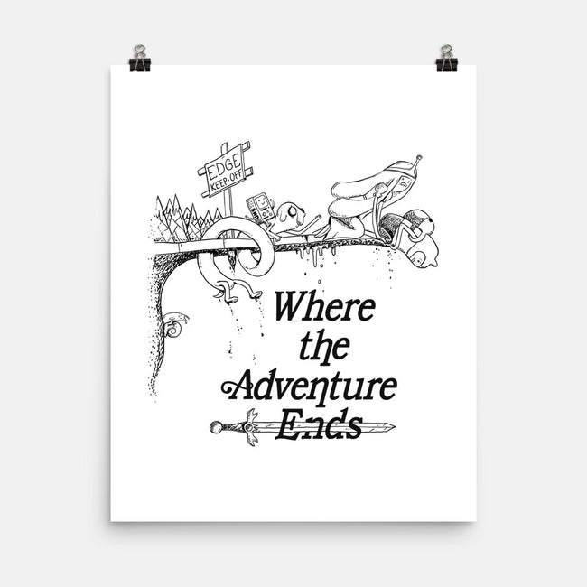 Adventure's End-none matte poster-Ste7en Lefcourt