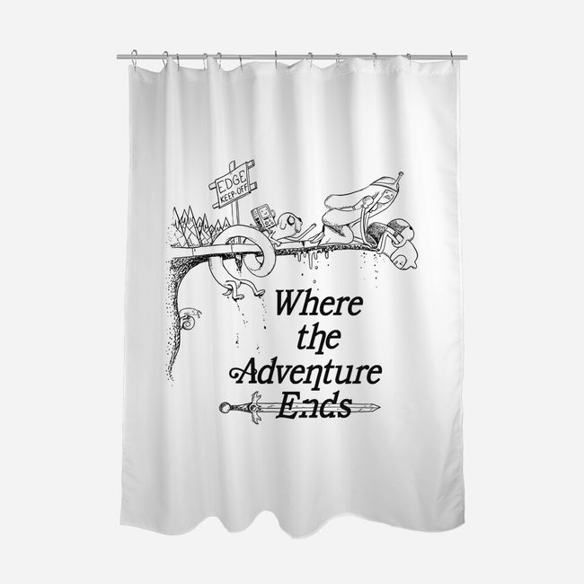 Adventure's End-none polyester shower curtain-Ste7en Lefcourt