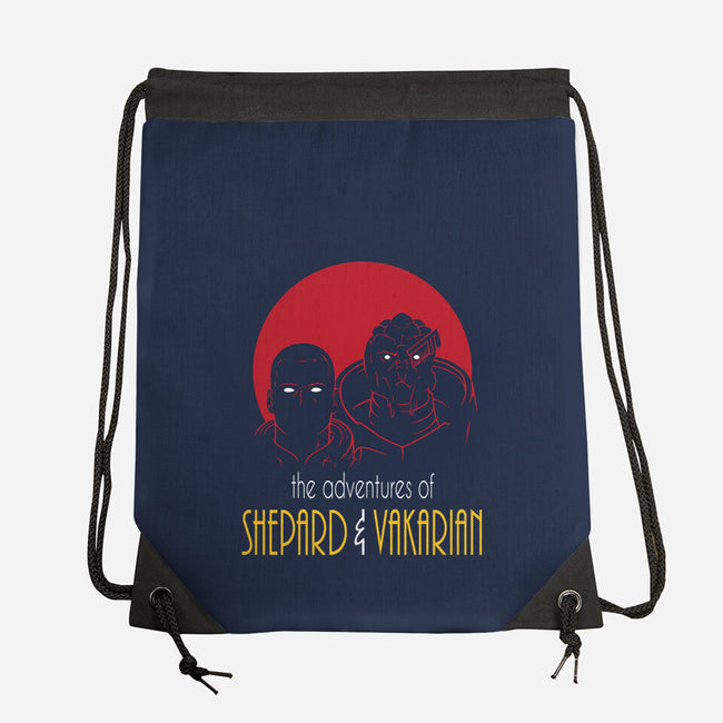 Adventures of BroShep-none drawstring bag-Cattoc_C