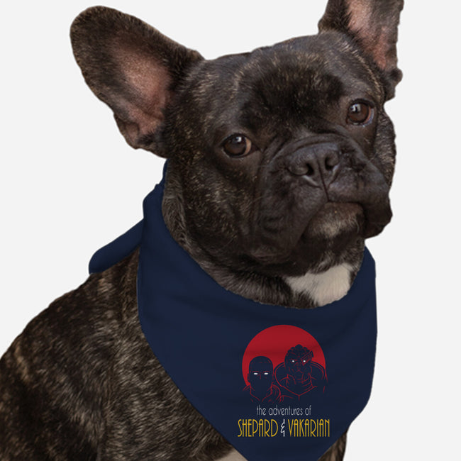 Adventures of BroShep-dog bandana pet collar-Cattoc_C