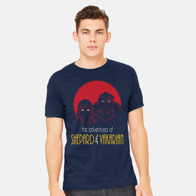 Adventures of FemShep-mens heavyweight tee-Cattoc_C