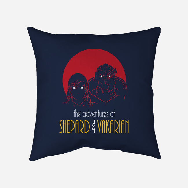 Adventures of FemShep-none removable cover w insert throw pillow-Cattoc_C