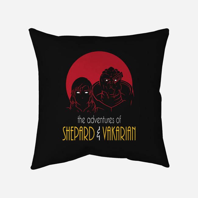 Adventures of FemShep-none removable cover throw pillow-Cattoc_C