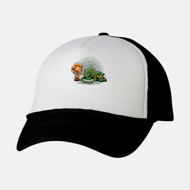 Afraid of Your Own Shadow-unisex trucker hat-DJKopet