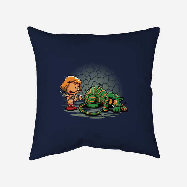 Afraid of Your Own Shadow-none removable cover w insert throw pillow-DJKopet