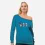 Afterlife Tour-womens off shoulder sweatshirt-Oktobear