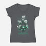 Ahead of Their Time-womens v-neck tee-queenmob