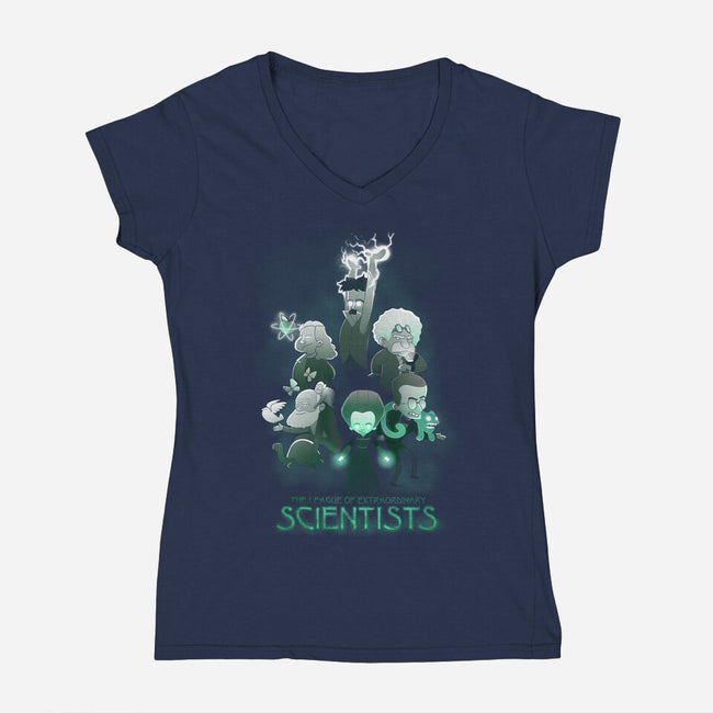 Ahead of Their Time-womens v-neck tee-queenmob