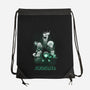 Ahead of Their Time-none drawstring bag-queenmob