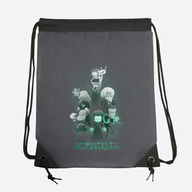 Ahead of Their Time-none drawstring bag-queenmob