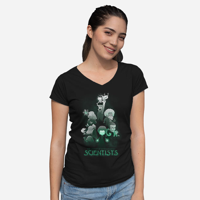 Ahead of Their Time-womens v-neck tee-queenmob