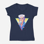 Ahoy!-womens v-neck tee-zerobriant