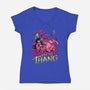 Ain't No Thang-womens v-neck tee-BeastPop