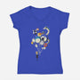 Air Of Imagination-womens v-neck tee-Harantula