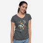 Air Of Imagination-womens v-neck tee-Harantula