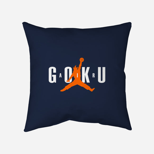 Air Saiyan-none non-removable cover w insert throw pillow-OtakuTeez