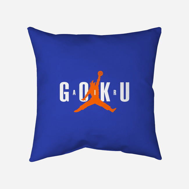 Air Saiyan-none non-removable cover w insert throw pillow-OtakuTeez