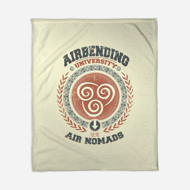Airbending University-none fleece blanket-Typhoonic