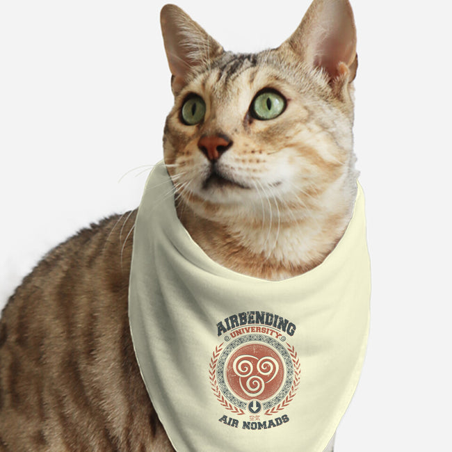 Airbending University-cat bandana pet collar-Typhoonic