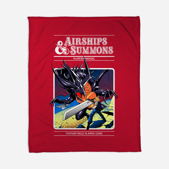 Airships & Summons-none fleece blanket-Coinbox Tees