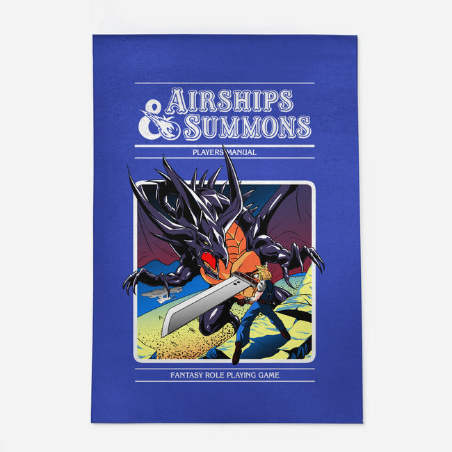 Airships & Summons-none outdoor rug-Coinbox Tees