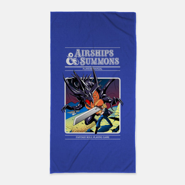 Airships & Summons-none beach towel-Coinbox Tees