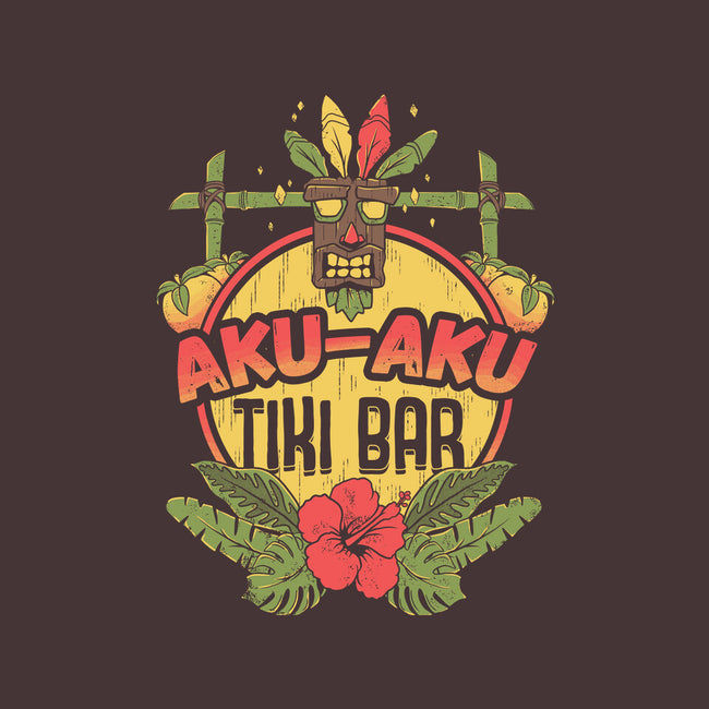 Aku Aku Tiki Bar-none non-removable cover w insert throw pillow-ilustrata