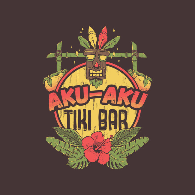 Aku Aku Tiki Bar-unisex kitchen apron-ilustrata