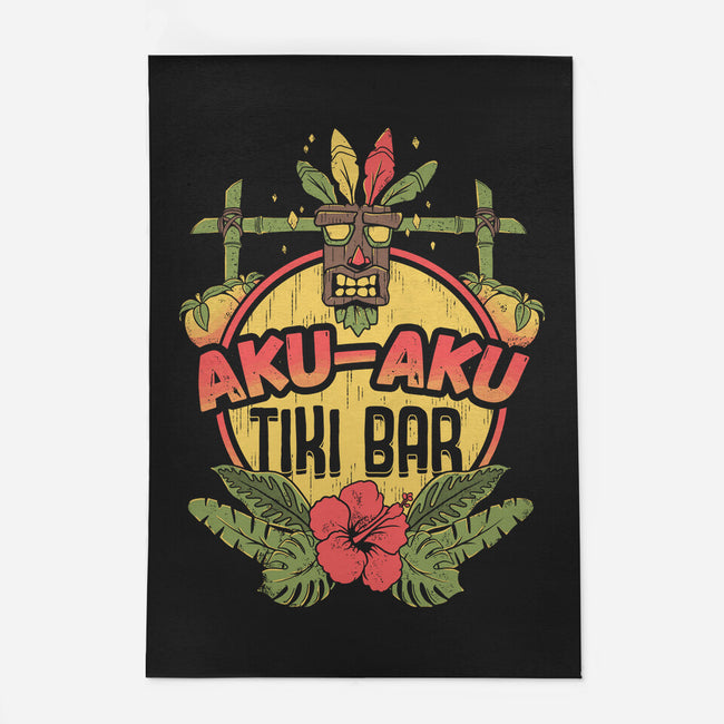 Aku Aku Tiki Bar-none indoor rug-ilustrata