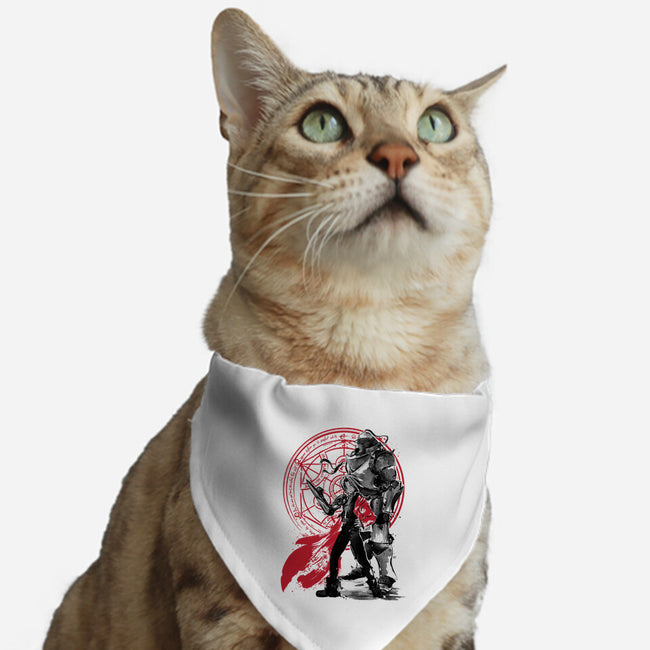 Alchemist Brothers-cat adjustable pet collar-DrMonekers
